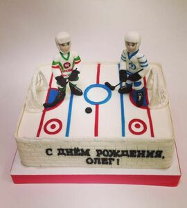 Торт хоккейное поле №463613