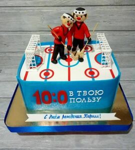 Торт хоккейное поле №463629