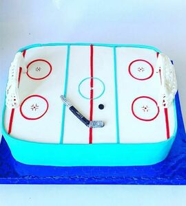 Торт хоккейное поле №463632