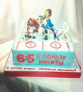 Торт хоккейное поле №463634