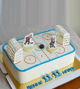 Торт хоккейное поле №463636