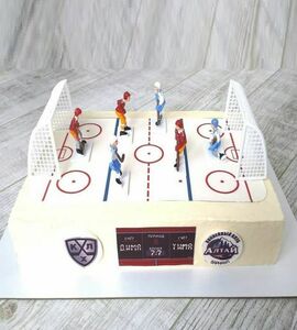 Торт хоккейное поле №463637
