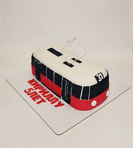 Торт трамвай №176503