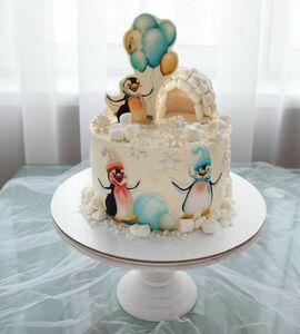 Торт с пингвинами №507209
