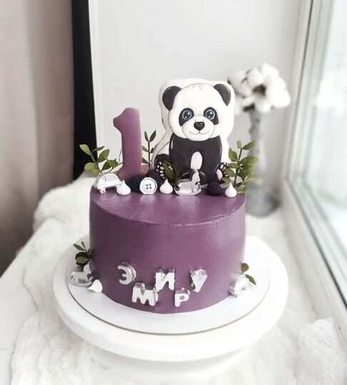 Торт бело-фиолетовый №147208