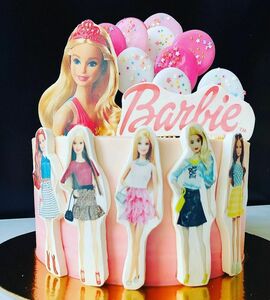 Торт Барби без куклы №485404