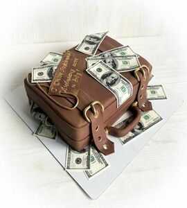 Торт чемодан с деньгами №447506