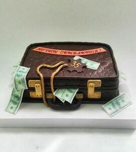 Торт чемодан с деньгами №447507