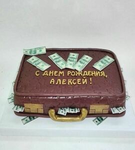 Торт чемодан с деньгами №447517