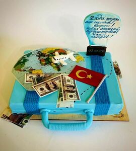 Торт чемодан с деньгами №447519