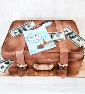 Торт чемодан с деньгами №447524