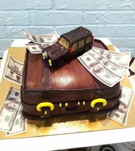 Торт чемодан с деньгами №447530