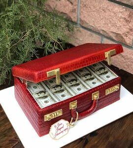 Торт чемодан с деньгами №447536