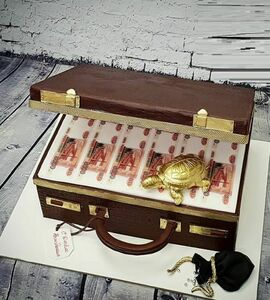 Торт чемодан с деньгами №447564