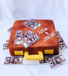 Торт чемодан с деньгами №447572