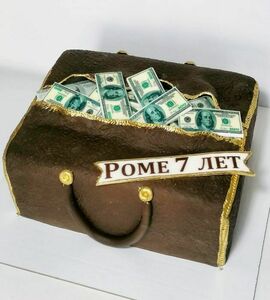 Торт чемодан с деньгами №447574