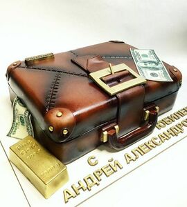 Торт чемодан с деньгами №447578