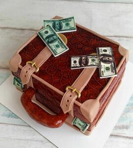 Торт чемодан с деньгами №447580