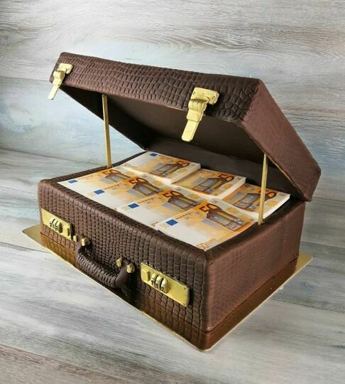 Торт чемодан с деньгами №447598