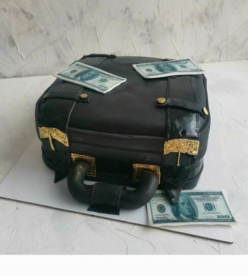 Торт чемодан с деньгами №447600
