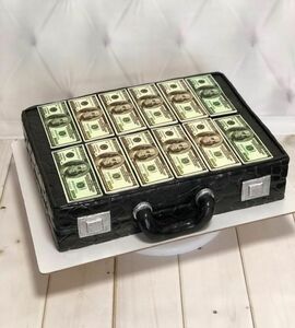 Торт чемодан с деньгами №447612