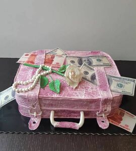 Торт чемодан с деньгами №447618