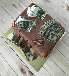 Торт чемодан с деньгами №447622