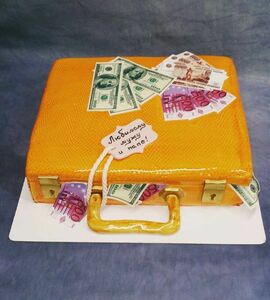 Торт чемодан с деньгами №447641