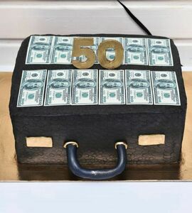 Торт чемодан с деньгами №447648