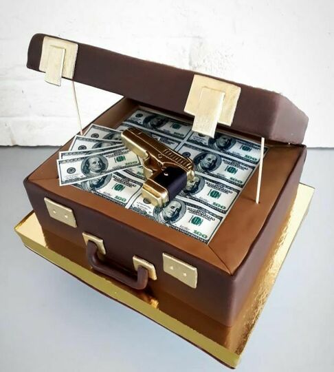 Торт чемодан с деньгами №447654