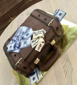 Торт чемодан с деньгами №447658