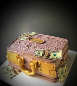 Торт чемодан с деньгами №447659