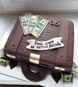 Торт чемодан с деньгами №447680