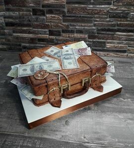 Торт чемодан с деньгами №447696