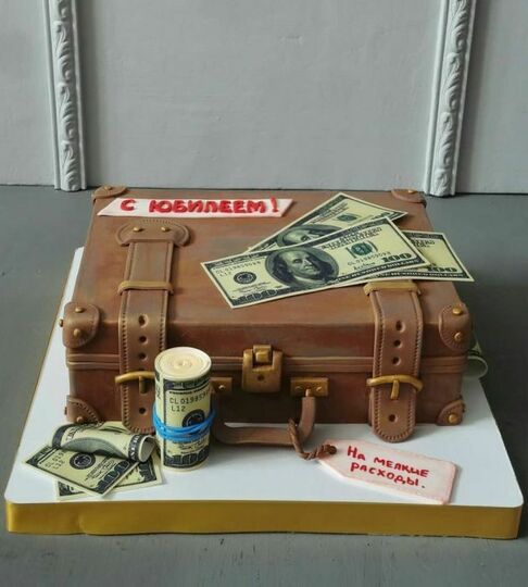 Торт чемодан с деньгами №447698