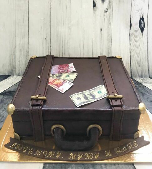 Торт чемодан с деньгами №447700