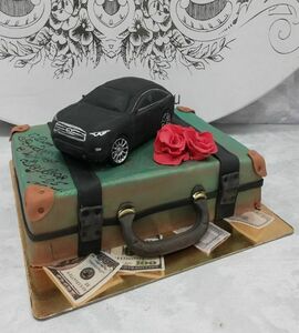 Торт чемодан с деньгами №447711