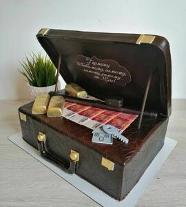 Торт чемодан с деньгами №447720