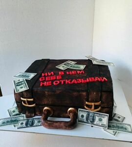 Торт чемодан с деньгами №447733