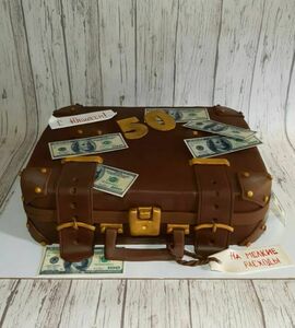 Торт чемодан с деньгами №447738