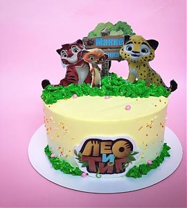 Торт Лео и Тиг без мастики №734712