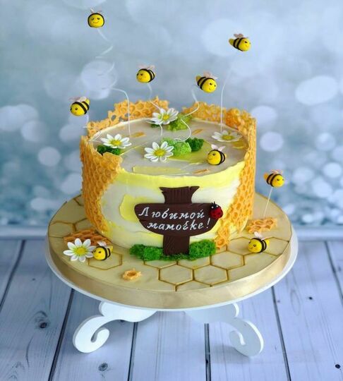 Торт с пчёлками №492002