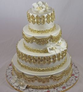 Свадебный торт барокко №166504
