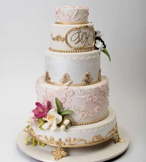 Свадебный торт барокко №166506
