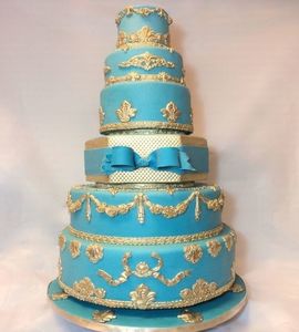 Свадебный торт барокко №166509