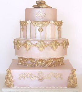 Свадебный торт барокко №166514