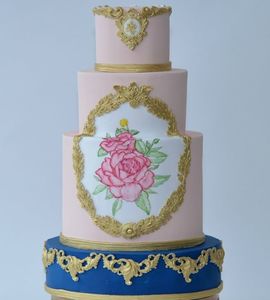 Свадебный торт барокко №166517