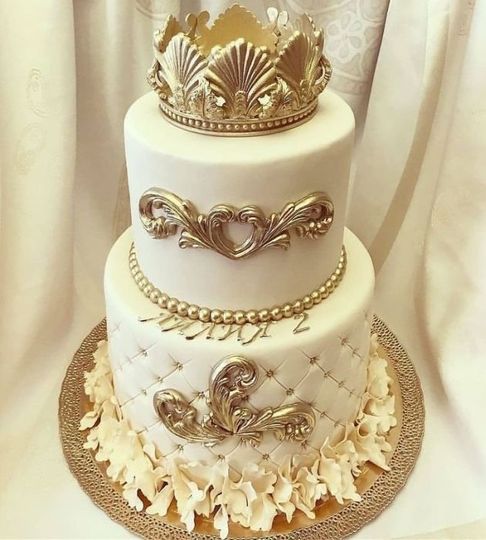 Свадебный торт барокко №166518