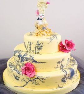 Свадебный торт барокко №166519