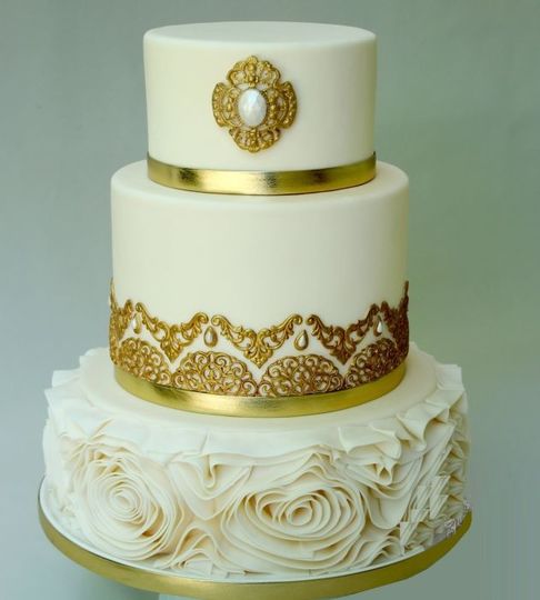 Свадебный торт барокко №166521